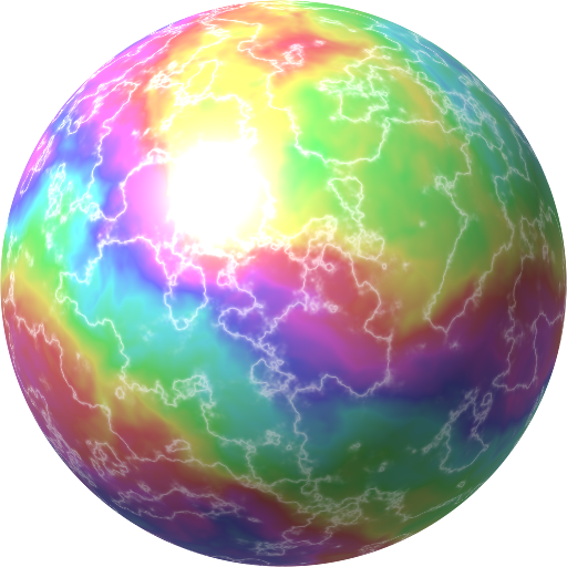 Prism bowling ball